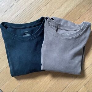 nuuds Black and Brown Bodysuits